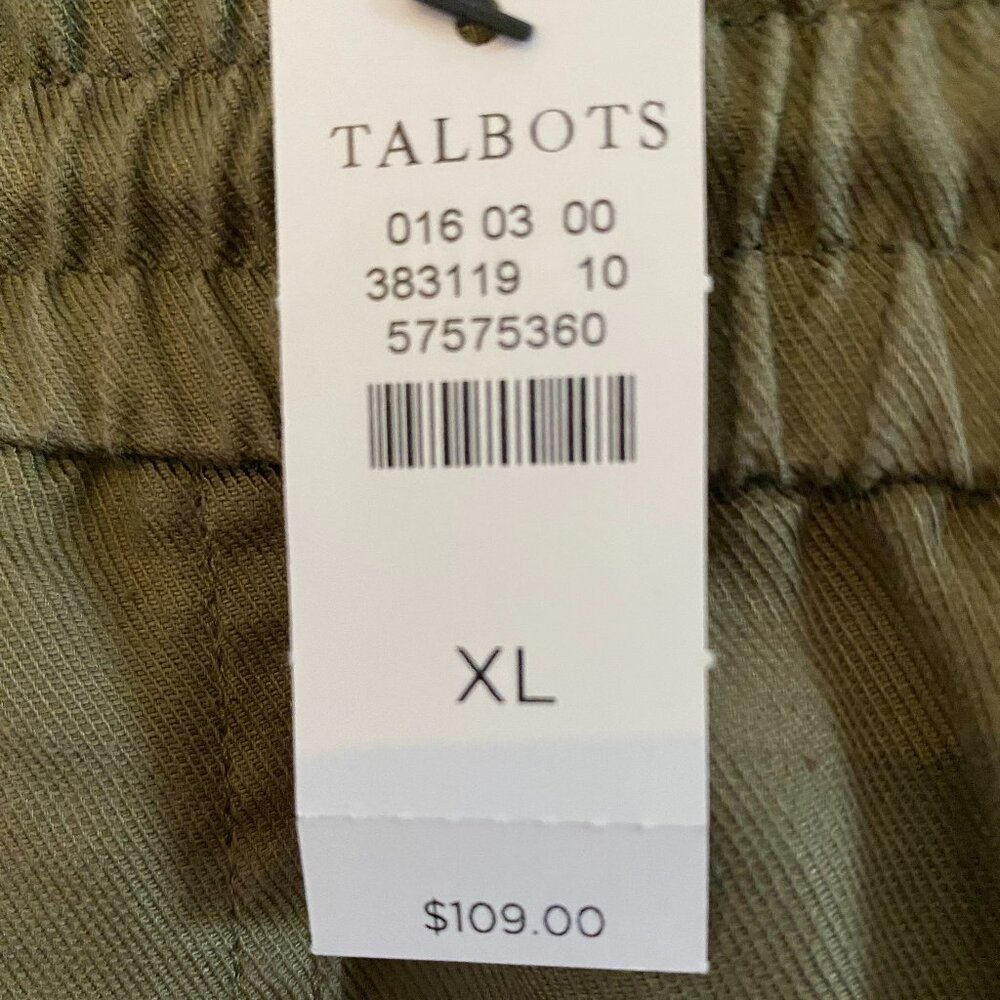 Talbots Straight Leg Drawstring Pants - Picture 5 of 8